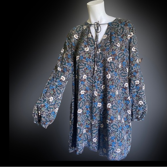 Ladies hippie boho paisley and flowers romper jumper nature shorts groovy - Picture 2 of 7